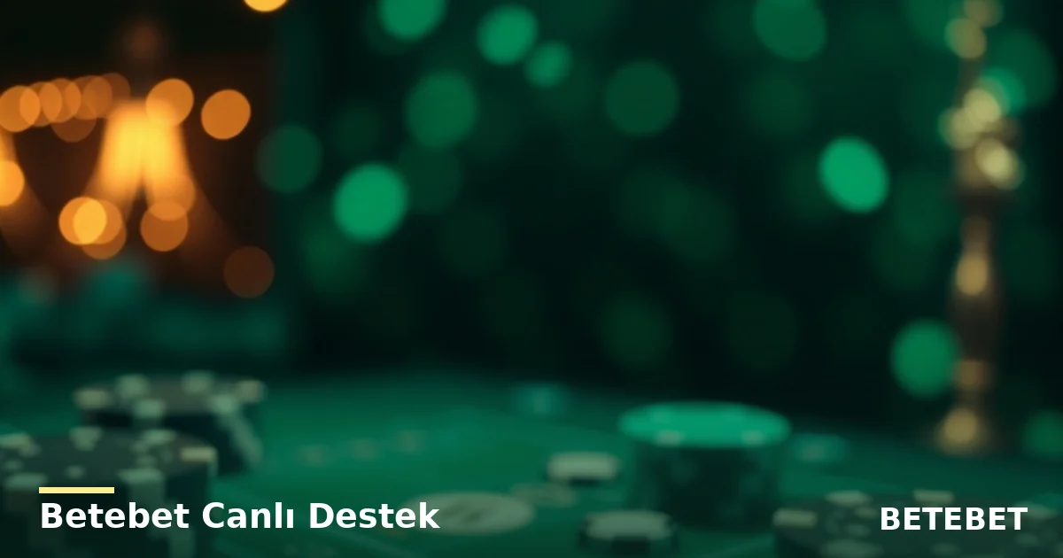 Betebet Canlı Destek: Ulaşım, Kapsam ve Verimli İletişim 2 Betebet Canlı Destek - Betebet rehberi görseli